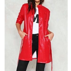 Red Trench Coat